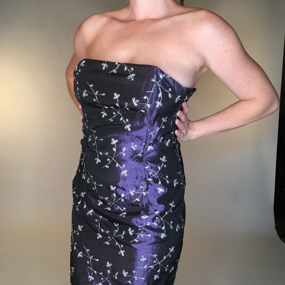 iridescent cocktail dress